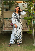 White chikankari