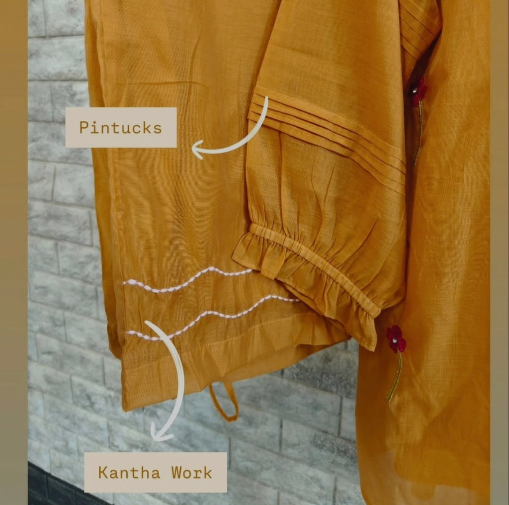 Mul chanderi cordset