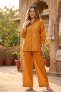 Mul chanderi cordset