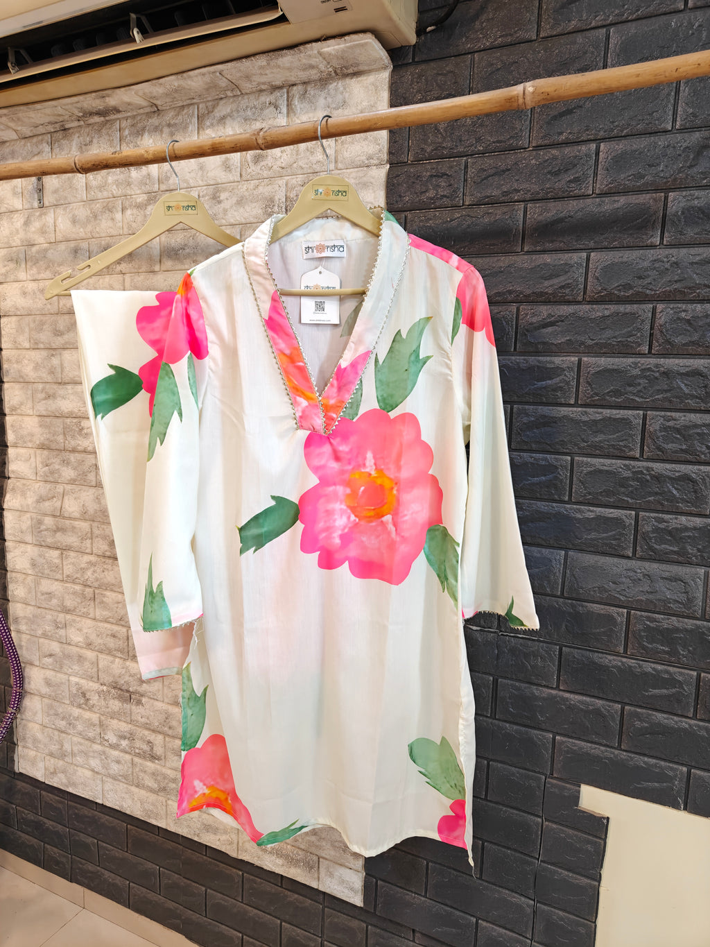 Bloom in Comfort: Floral Printed Cotton Co-ord Set