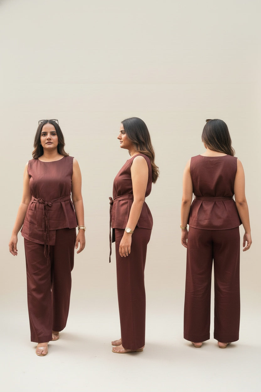 The Classic Chocolate Cotton Co-ord Set