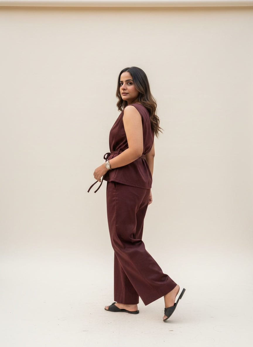 The Classic Chocolate Cotton Co-ord Set