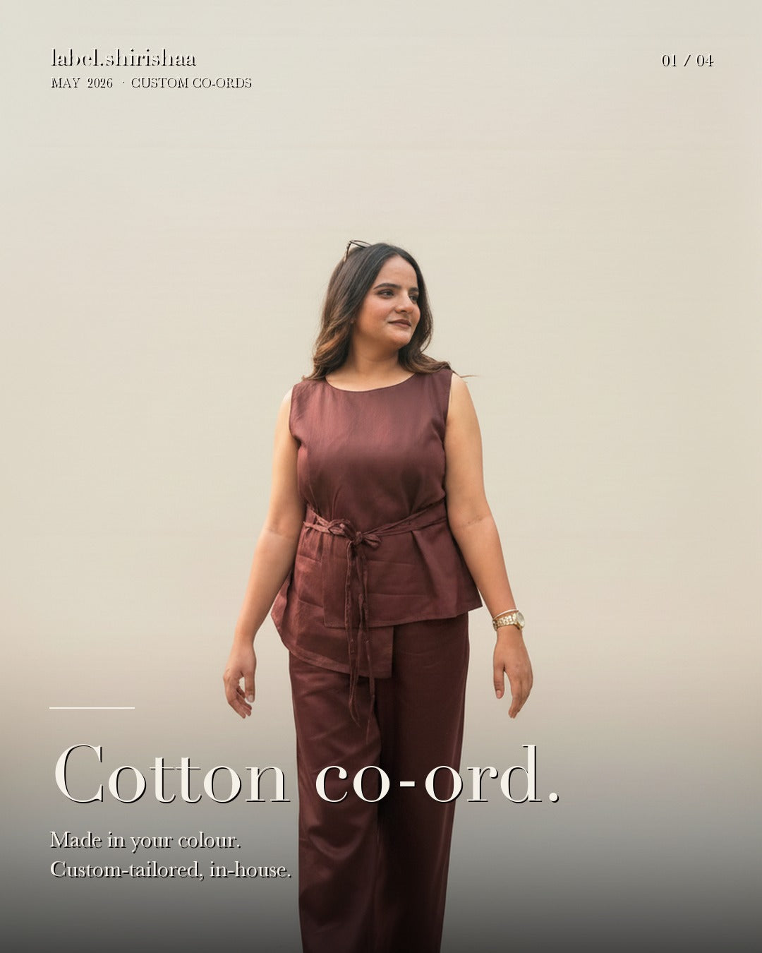 The Classic Chocolate Cotton Co-ord Set