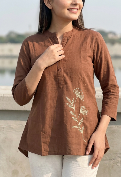 Earthy Elegance Cotton Linen Co-ord Set