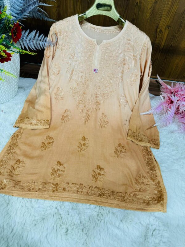 Chikankar Short Kurta