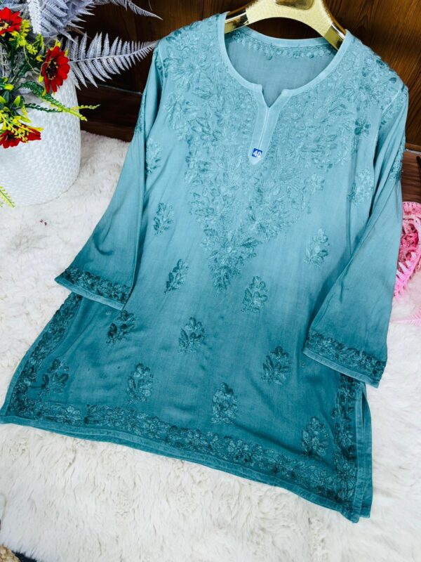 Chikankar Short Kurta