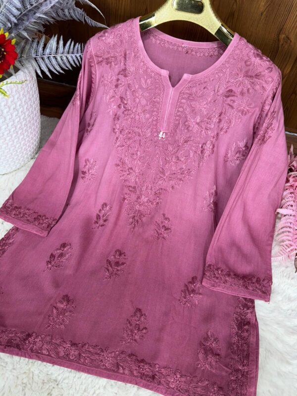 Chikankar Short Kurta