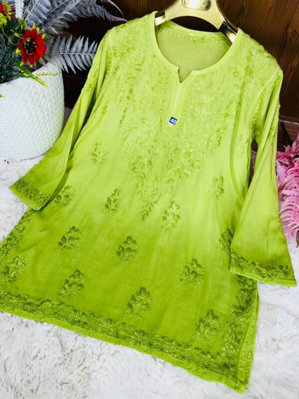 Chikankar Short Kurta