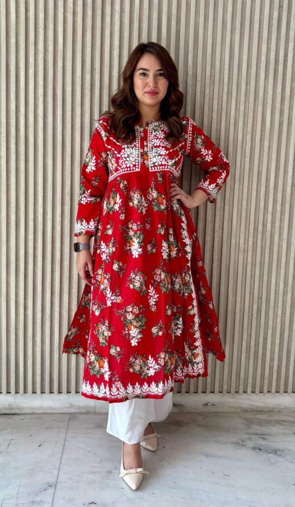 Lucknowi Chikankari Kurti .